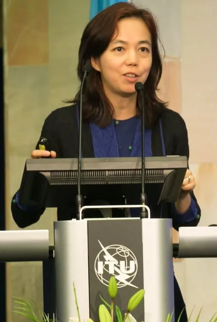 Retrato de Fei-Fei Li
